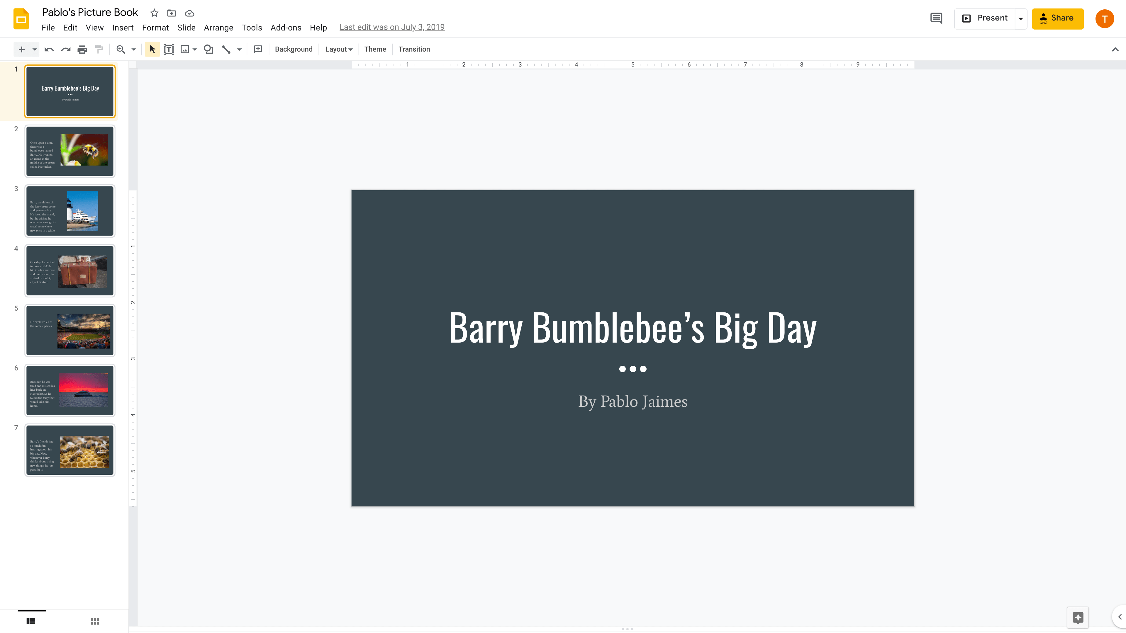 Create a Digital Picture Book Applied Digital Skills
